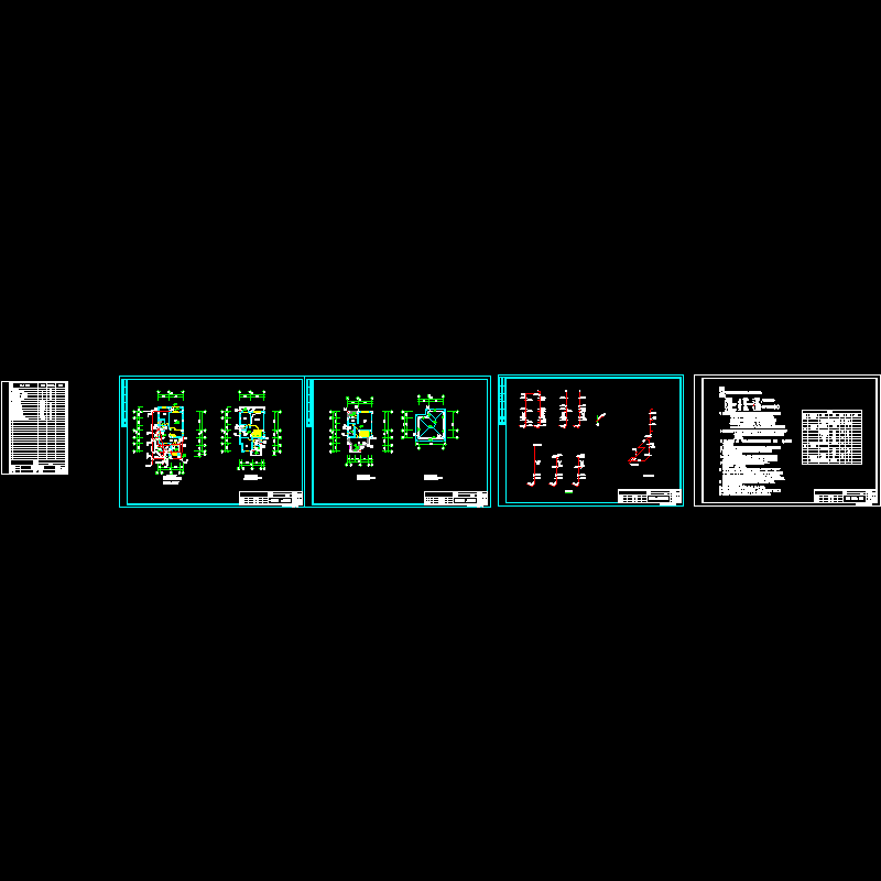 别墅群3层别墅给排水大样图（F-4户型）.dwg - 1