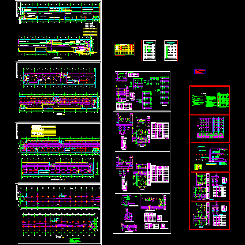 住宅小区III类地下车库电气CAD施工图纸.dwg - 1