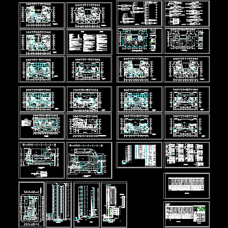 高层住宅楼全套电气设计CAD图纸.dwg - 1