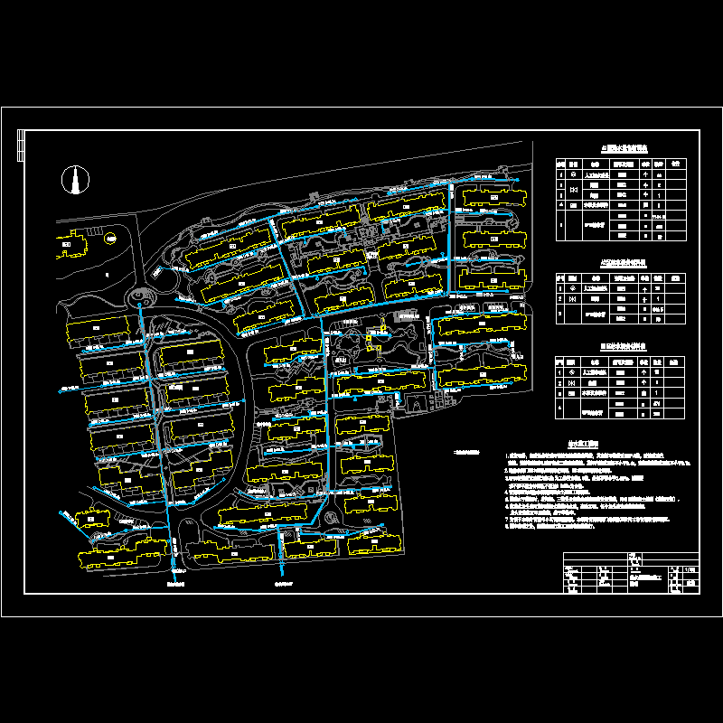 住宅区景观给水灌溉图纸.dwg - 1