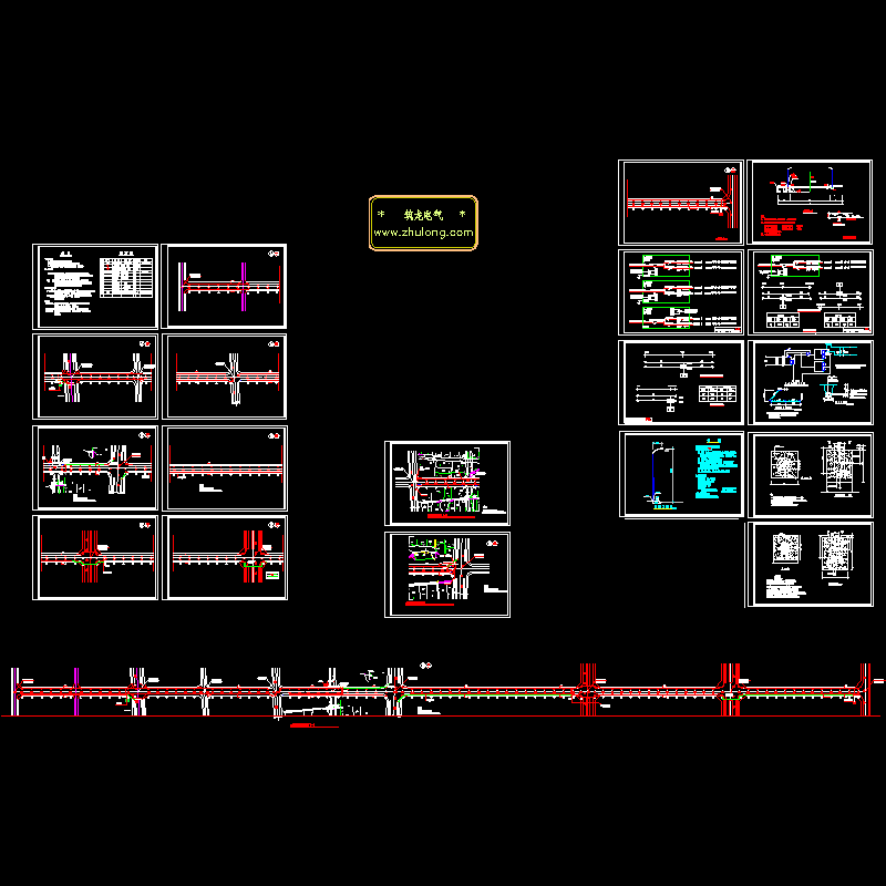 道路路灯全套电气CAD施工图（19页图纸）.dwg - 1