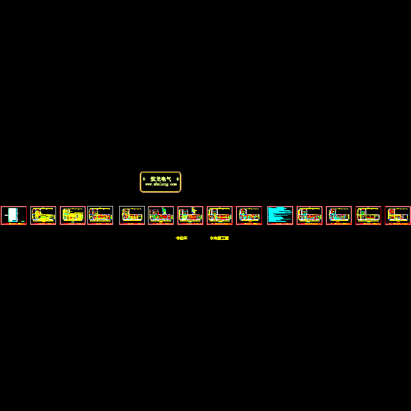 小型KTV水电CAD施工图（14页图纸）.dwg - 1