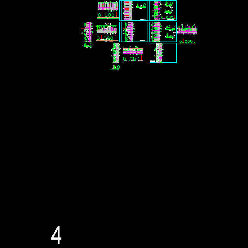 居住区景观施工CAD图纸 - 1