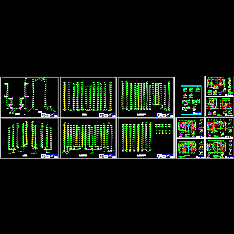 11层住宅小区给排水设计CAD施工图纸 - 1