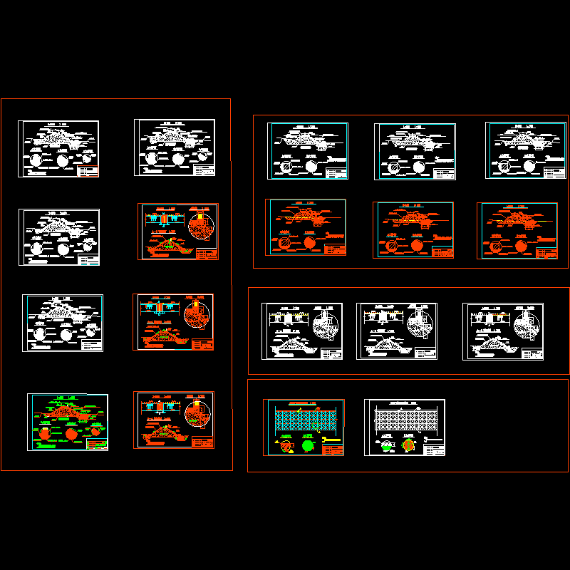 一套堤防工程CAD施工图纸 - 1