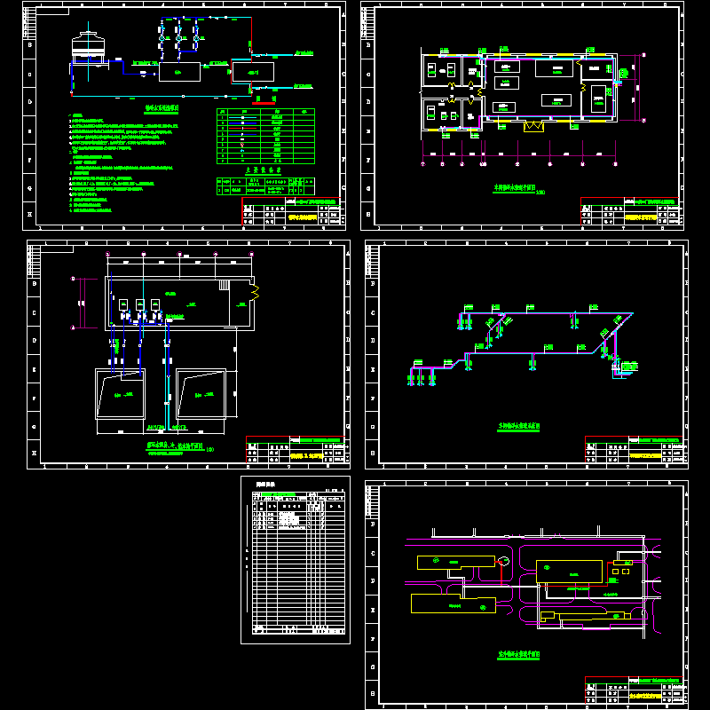 某厂房冷却水循环系统图纸.dwg