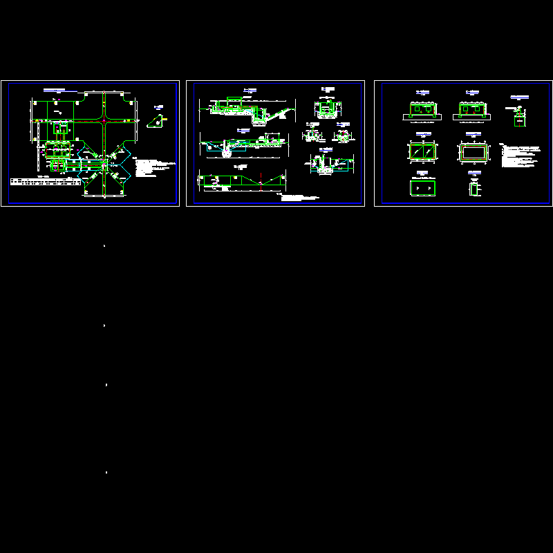 干排泵站图纸（泵房图、剖面图）.dwg - 1