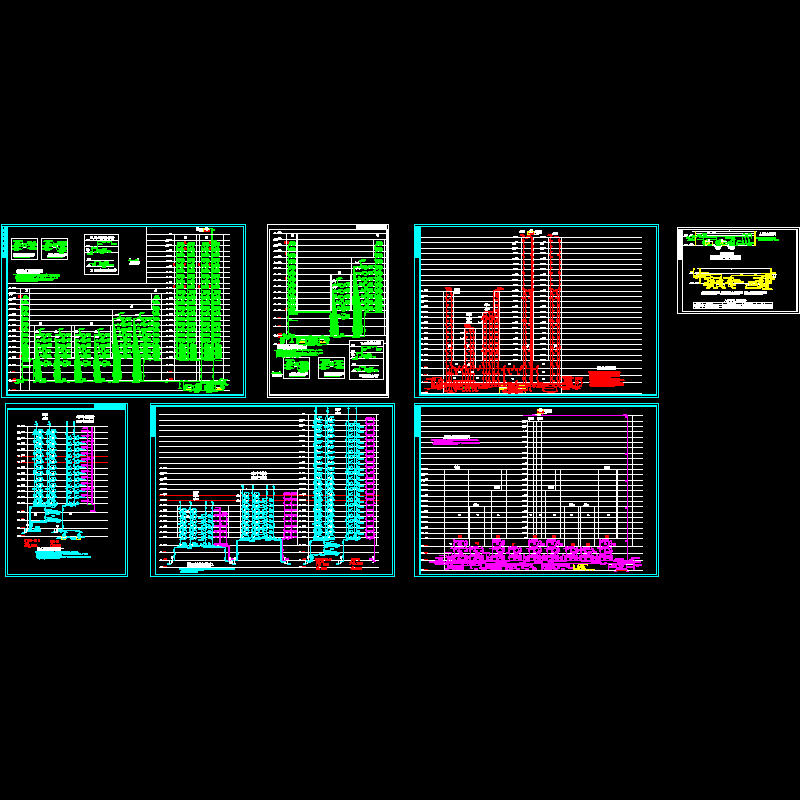 住宅给排水消防系统设计图纸.dwg - 1