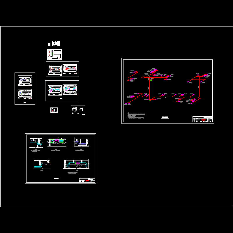 水环热泵CAD施工图纸 - 1