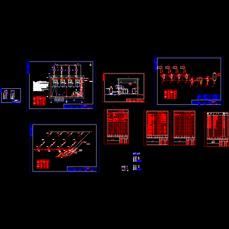 空压站热力施工CAD图纸 - 1