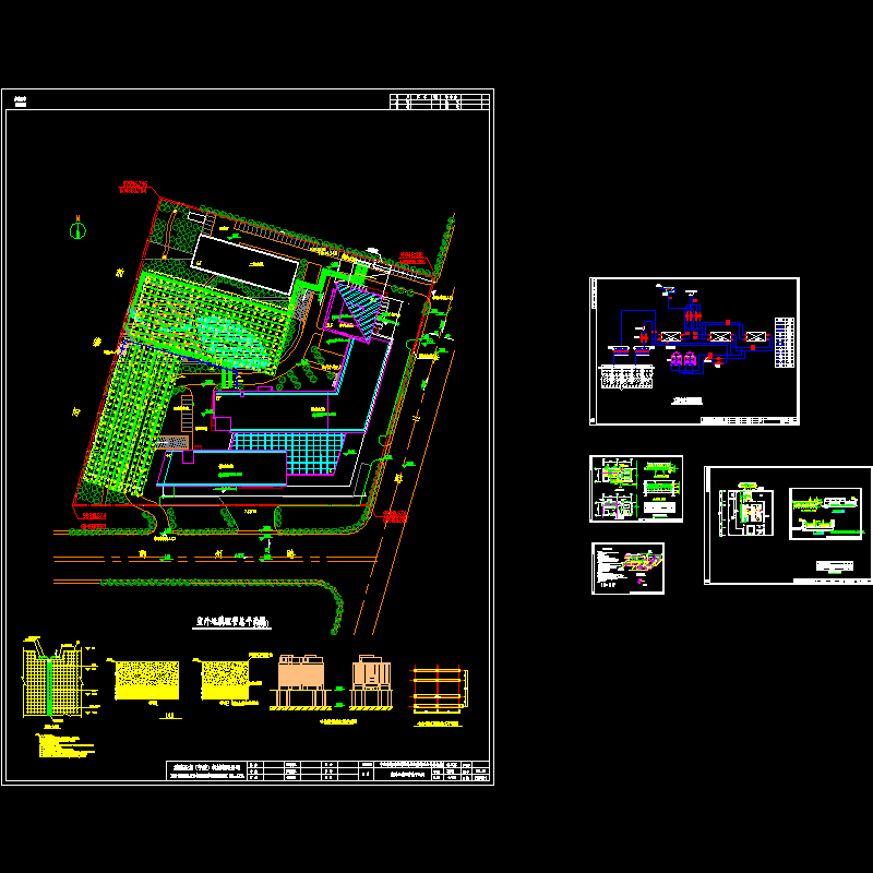 地源系统施工CAD图纸 - 1