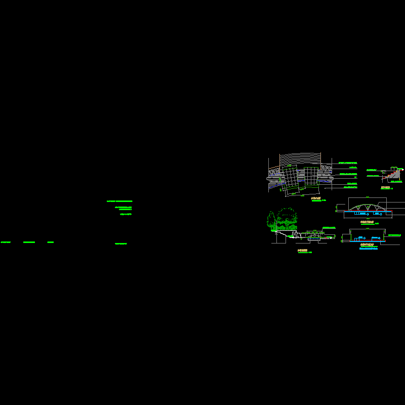 混凝土平桥施工CAD图纸 - 1
