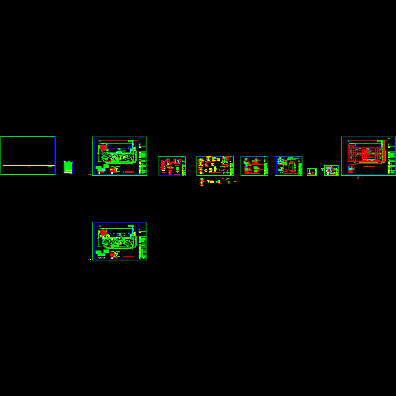 综合广场环境工程竣工CAD施工图纸 - 1