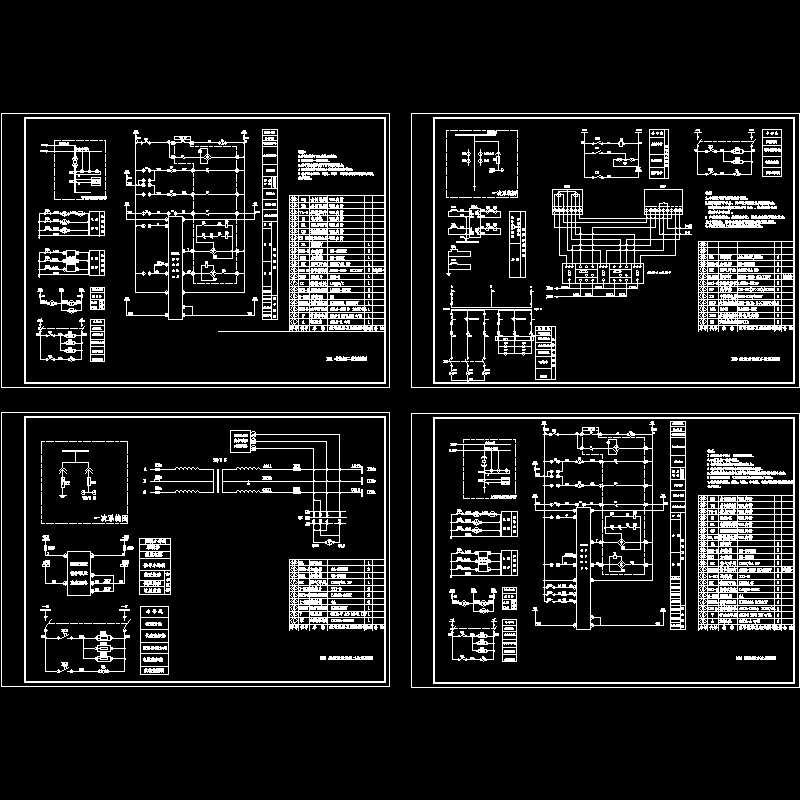 双拼叠加别墅水电设计CAD图纸.dwg - 1