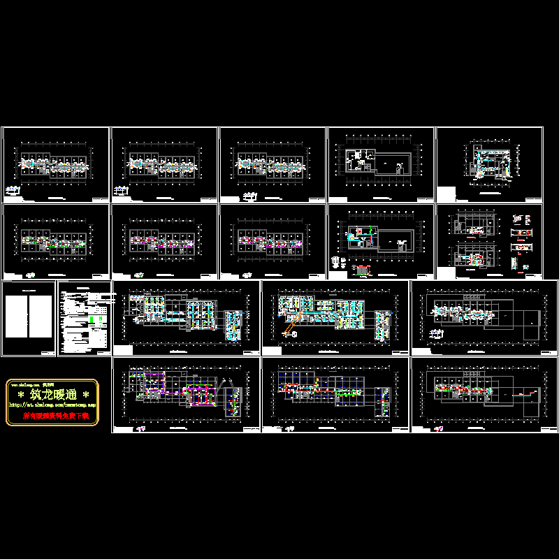 科研楼空调系统CAD施工图纸.dwg - 1