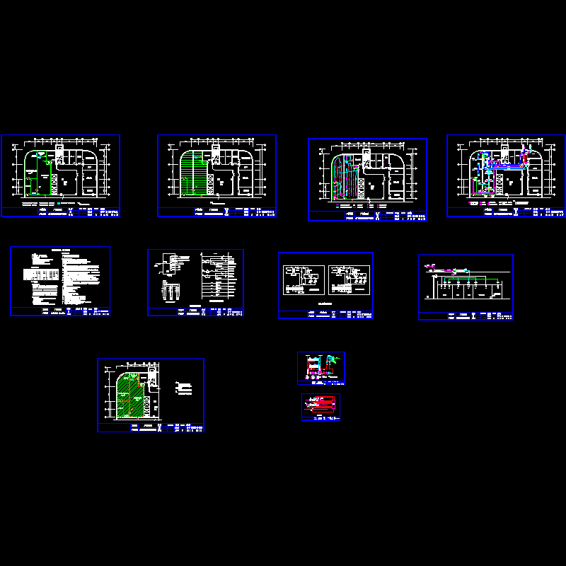 医院洁净室净化装修、空调、电气图纸.dwg - 1