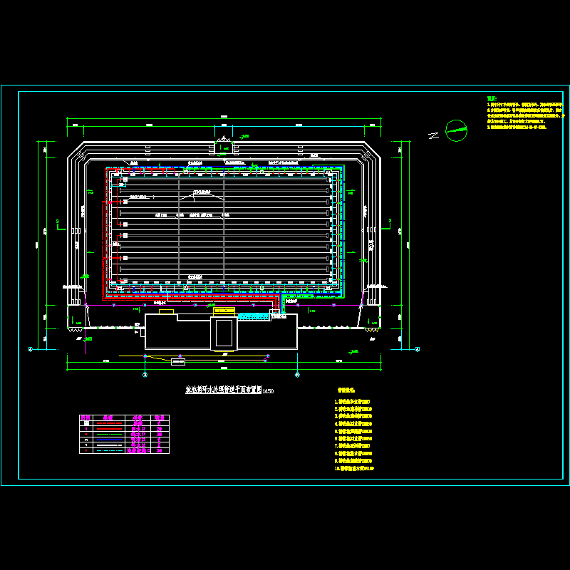 泳池循环水处理管道平面布置图.dwg