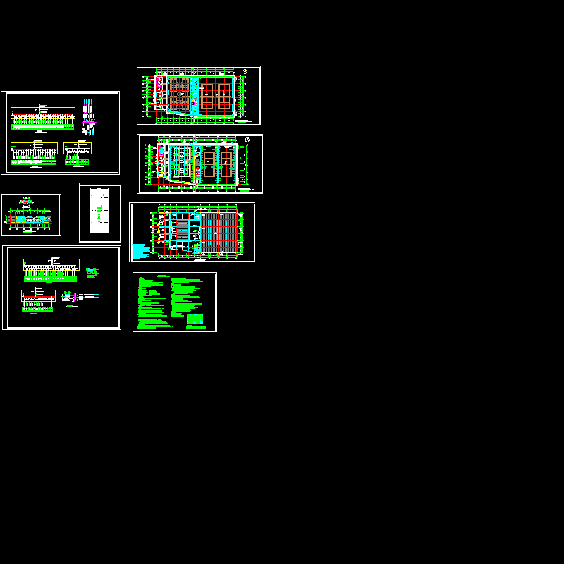 体育馆电气设计CAD图纸 - 1