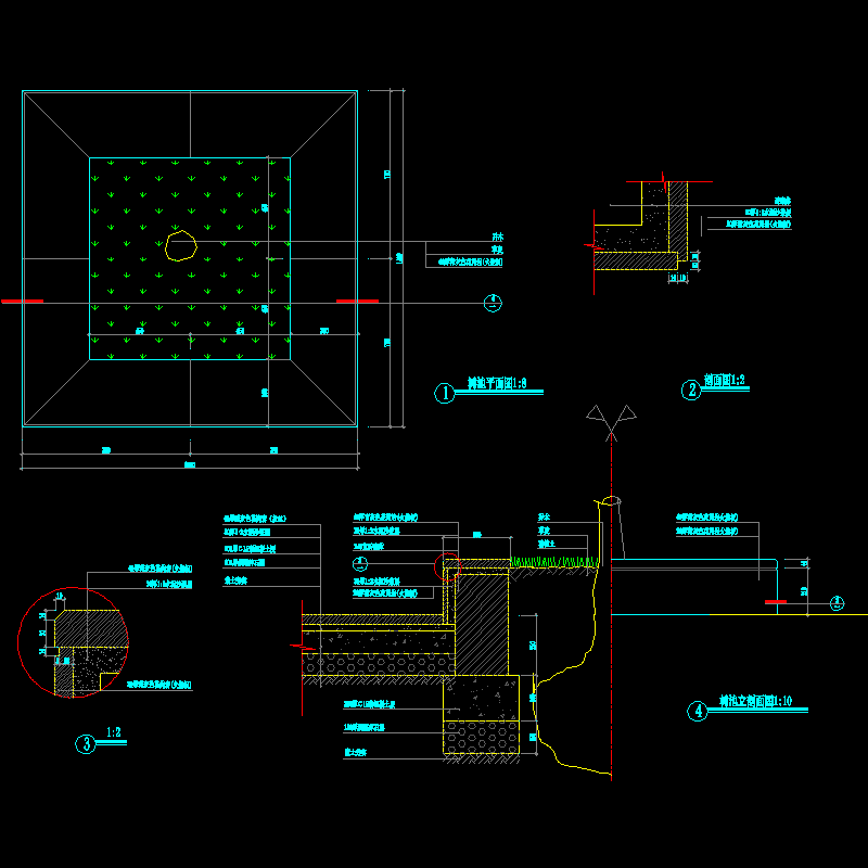 树池结构CAD详图纸 - 1