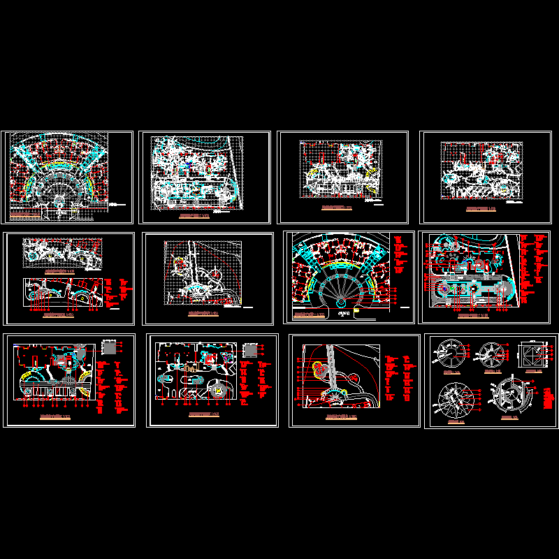 阳光丽景小区环境设计施工图（二）.dwg