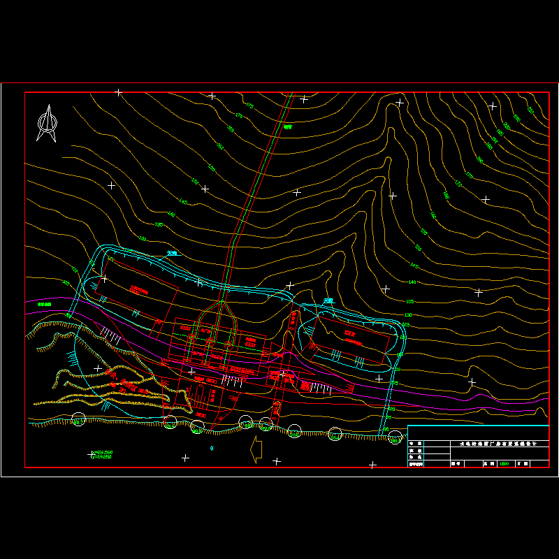 南山电站总体布置(原图).dwg