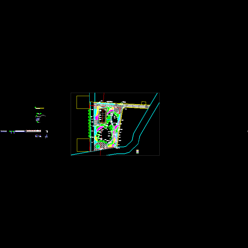 佛山南海西樵新河公园施工图.dwg