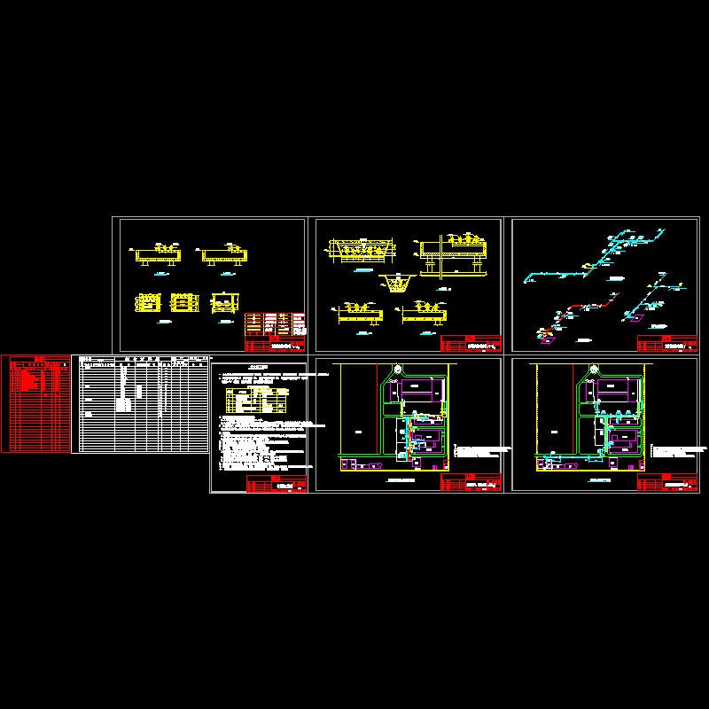 药厂室外热力管网设计CAD图纸 - 1