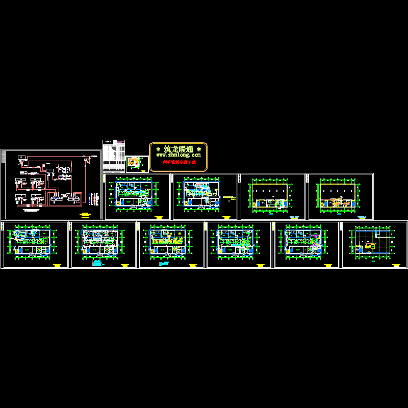 外用药、滴丸车间GMP暖通空调图纸.dwg - 1