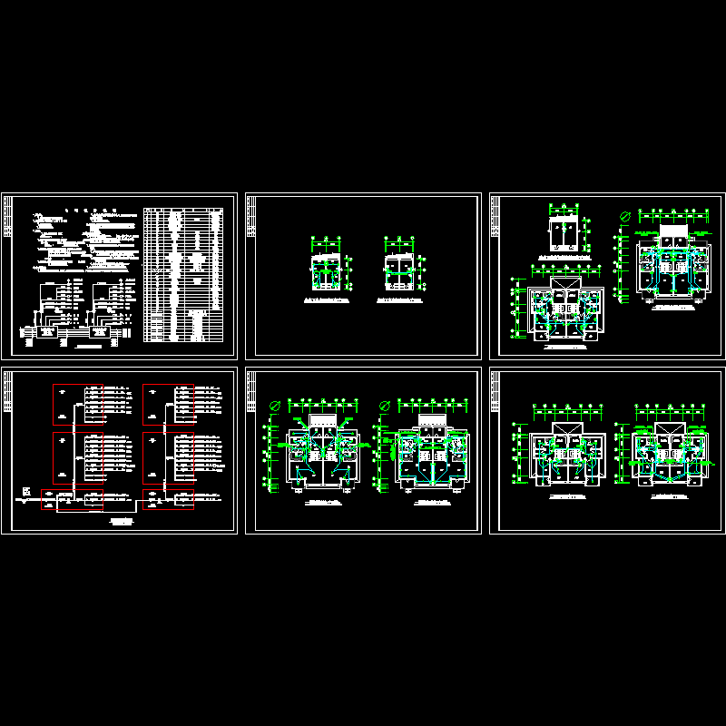 南方城市两层别墅强弱电全套CAD施工图纸.dwg - 1