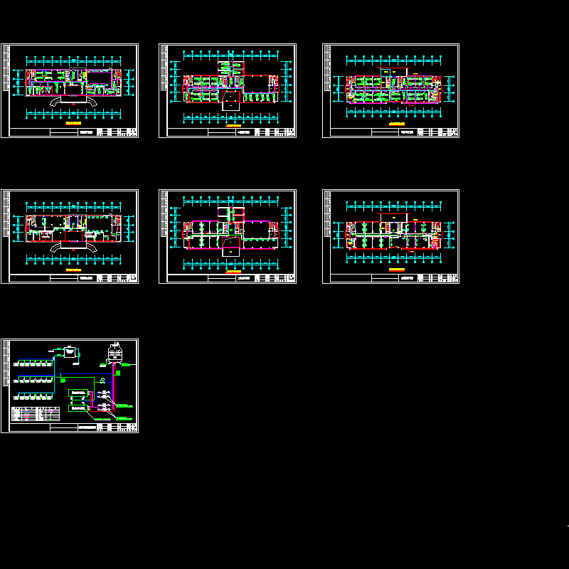 3层办公楼空调图纸.dwg - 1