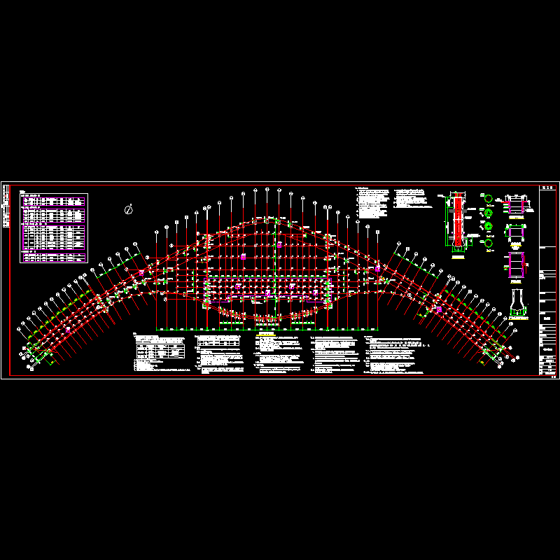 国际机场航站楼桩基结构CAD图纸 - 1