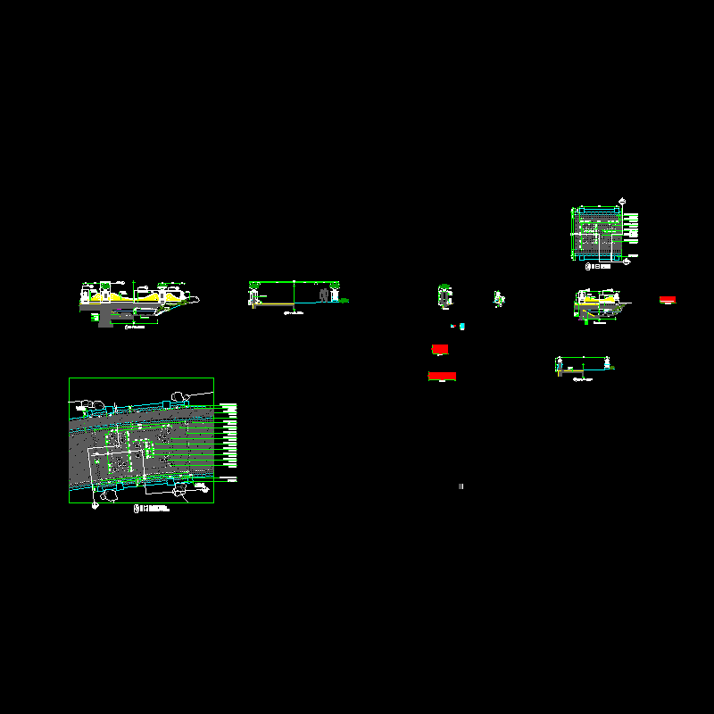 景观桥施工CAD详图纸.dwg - 1