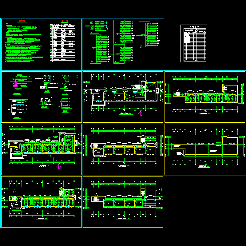 教学楼电气全套设计CAD图纸 - 1