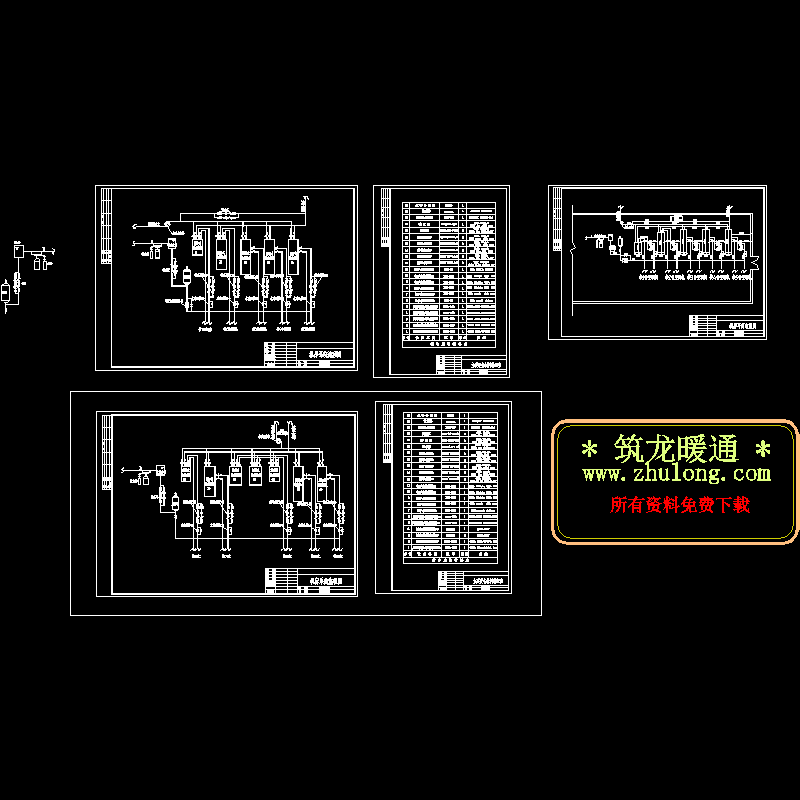 制药厂空调机房设计CAD图纸 - 1