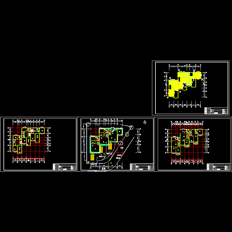 3层别墅给排水平面图纸.dwg - 1