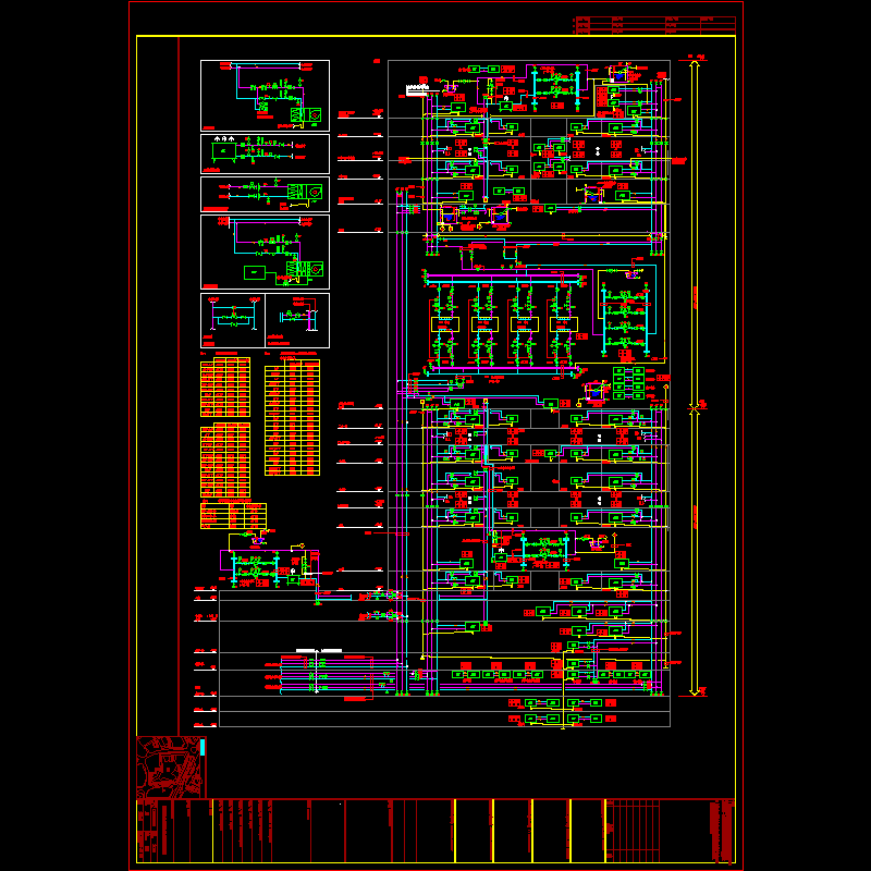 办公楼冷冻水系统图纸.dwg - 1