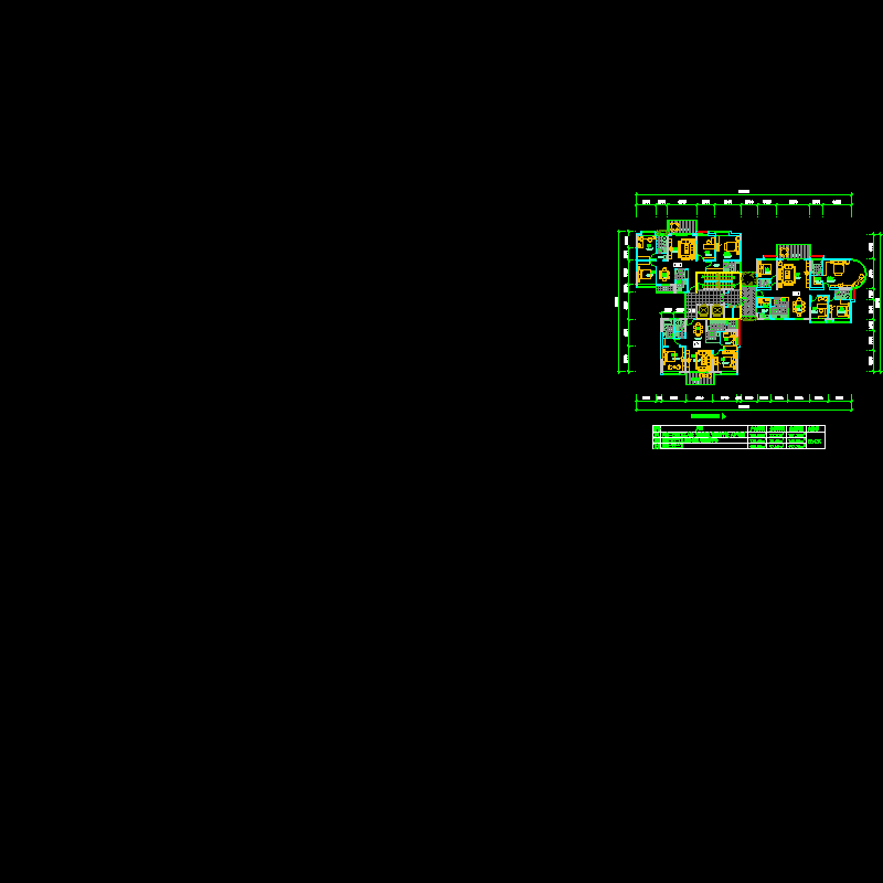 一梯三户户型方案（188/142/75/74）.dwg - 1