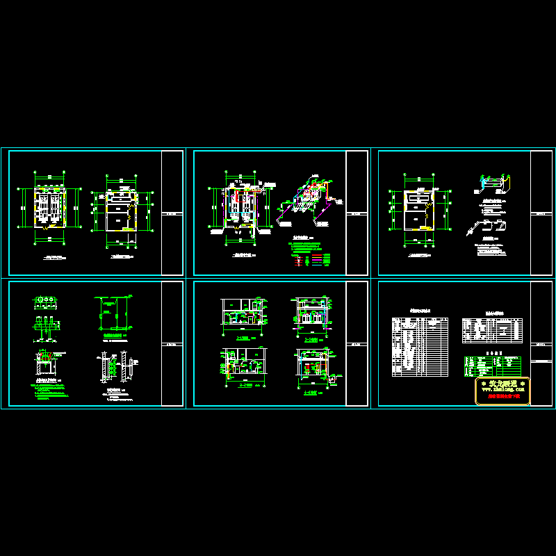 小区换热站设计CAD图纸 - 1
