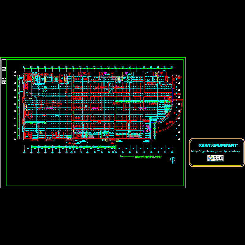 1f喷淋与摊位重叠图.dwg