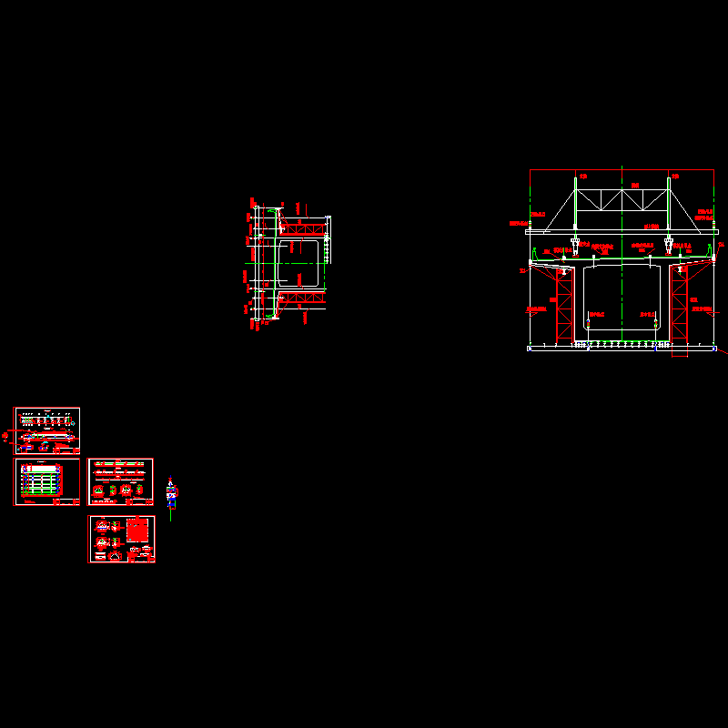 挂篮e1底平台图.dwg