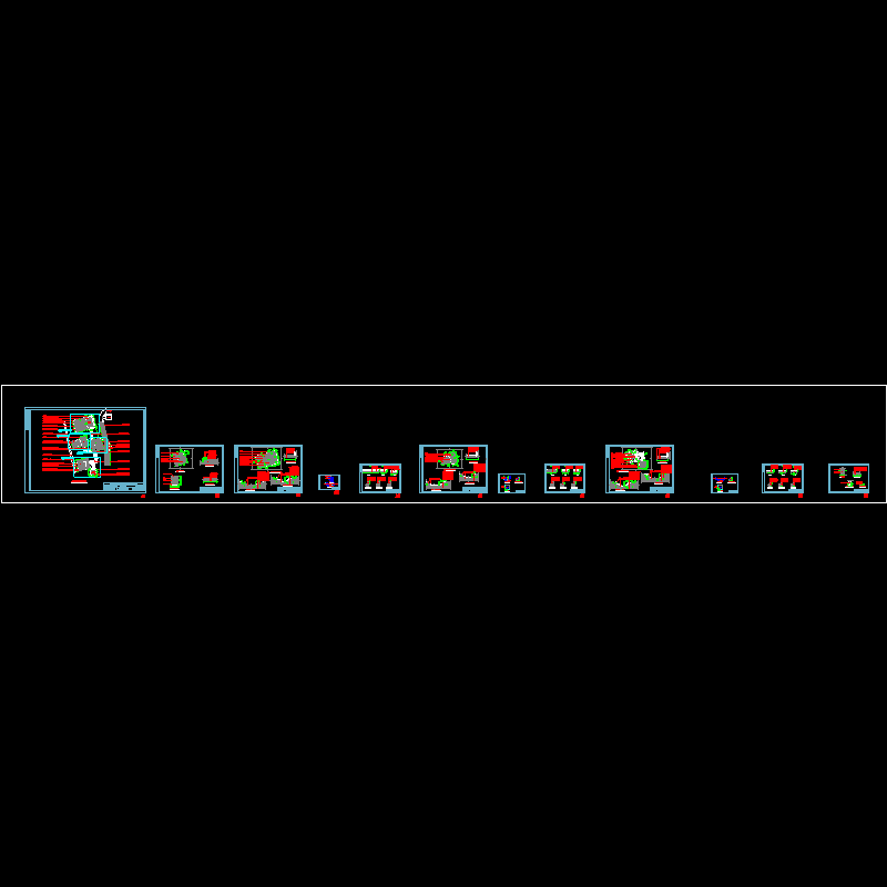 温泉度假村四季泉详细CAD施工图纸.dwg - 1