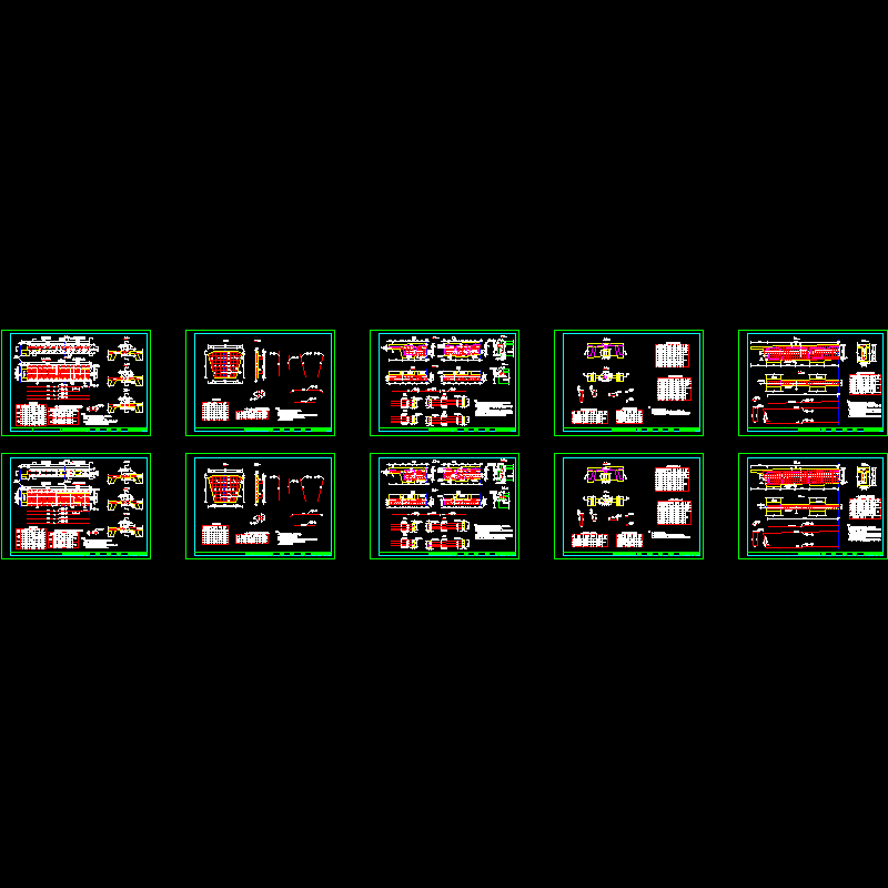 s5-2(4)-20～23、27现浇桥面板、端横梁、中横梁及堵头板钢筋构造图.dwg