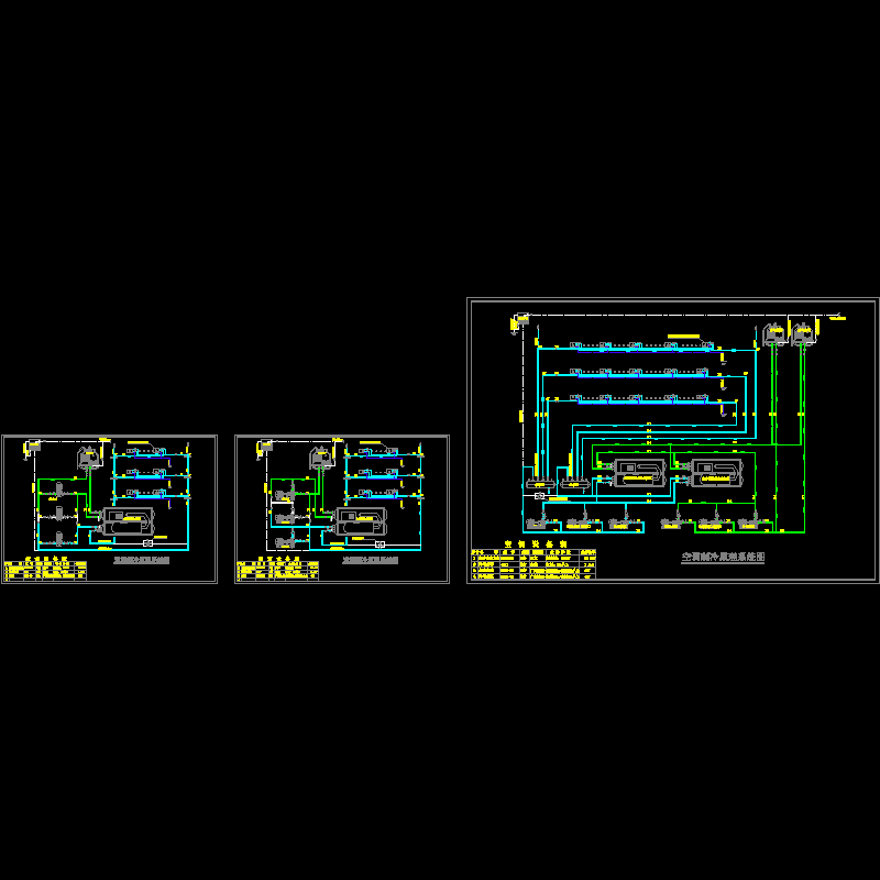 空调制冷原理系统图.dwg