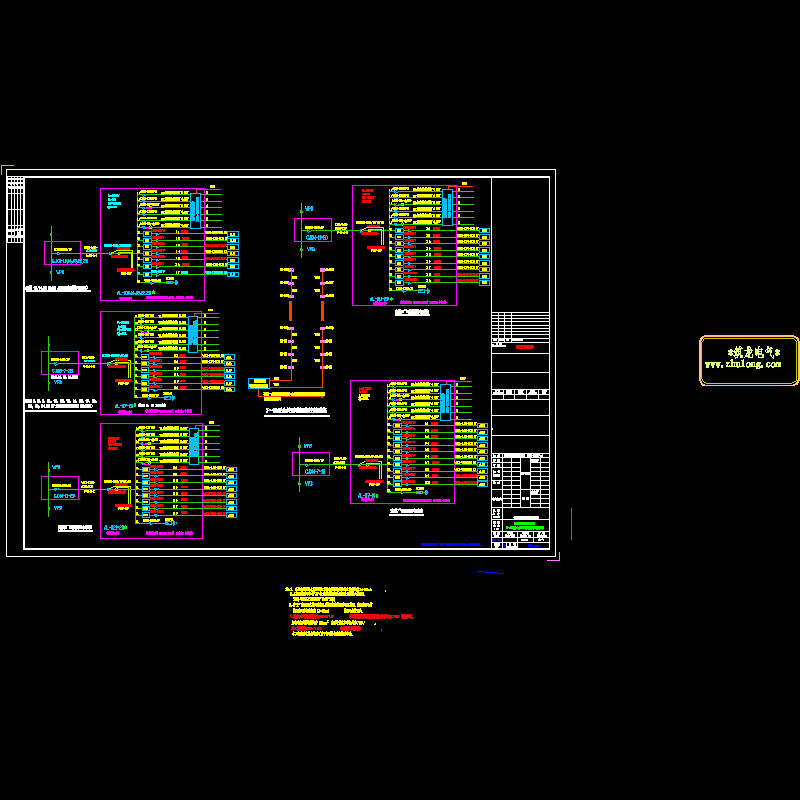 电施b-l11代4 照明配电系统图1_2008.06.26.dwg