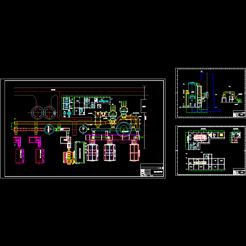 脱硫工艺设计CAD图纸（5万吨以下）.dwg - 1