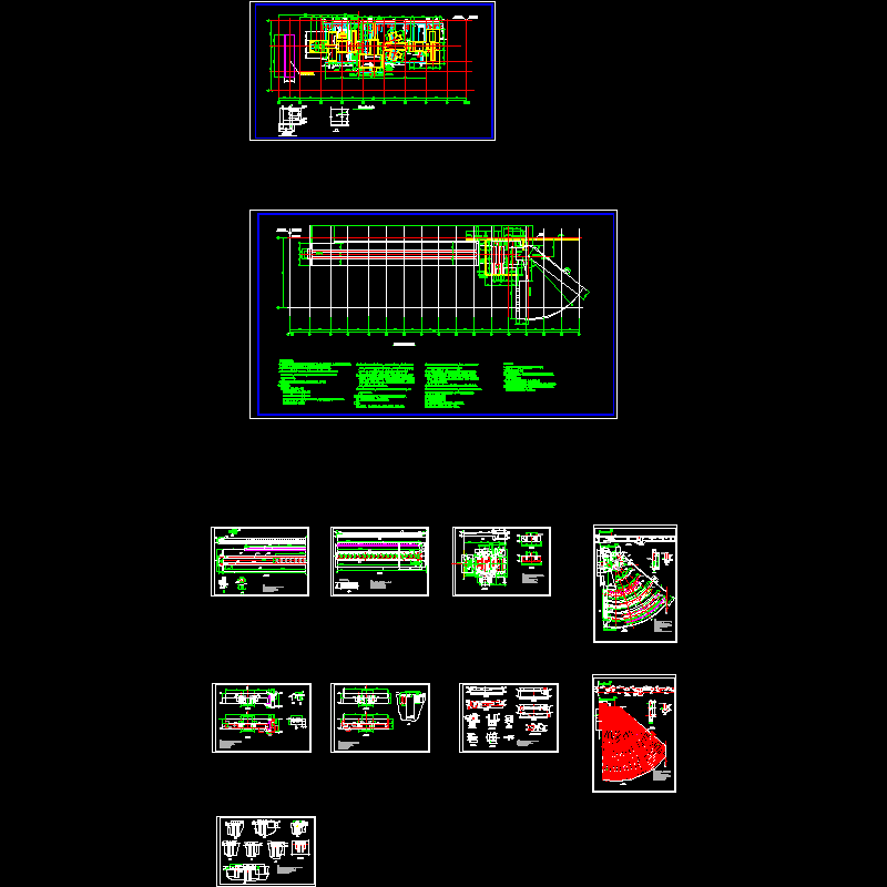 大型设备基础结构设计CAD详图纸.dwg - 1