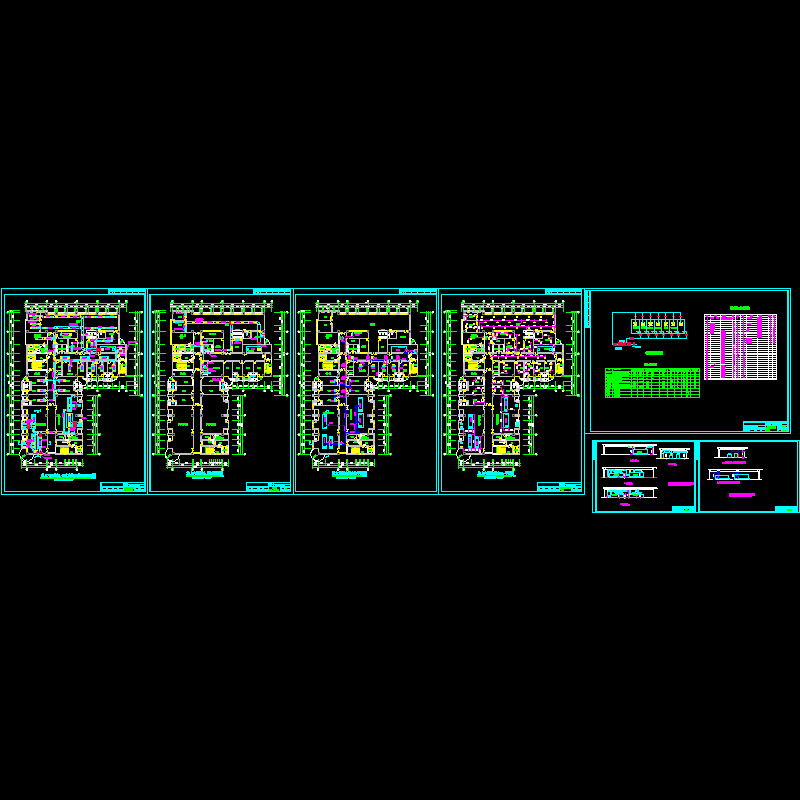 外科大楼手术设备层空调施工图137-143.dwg