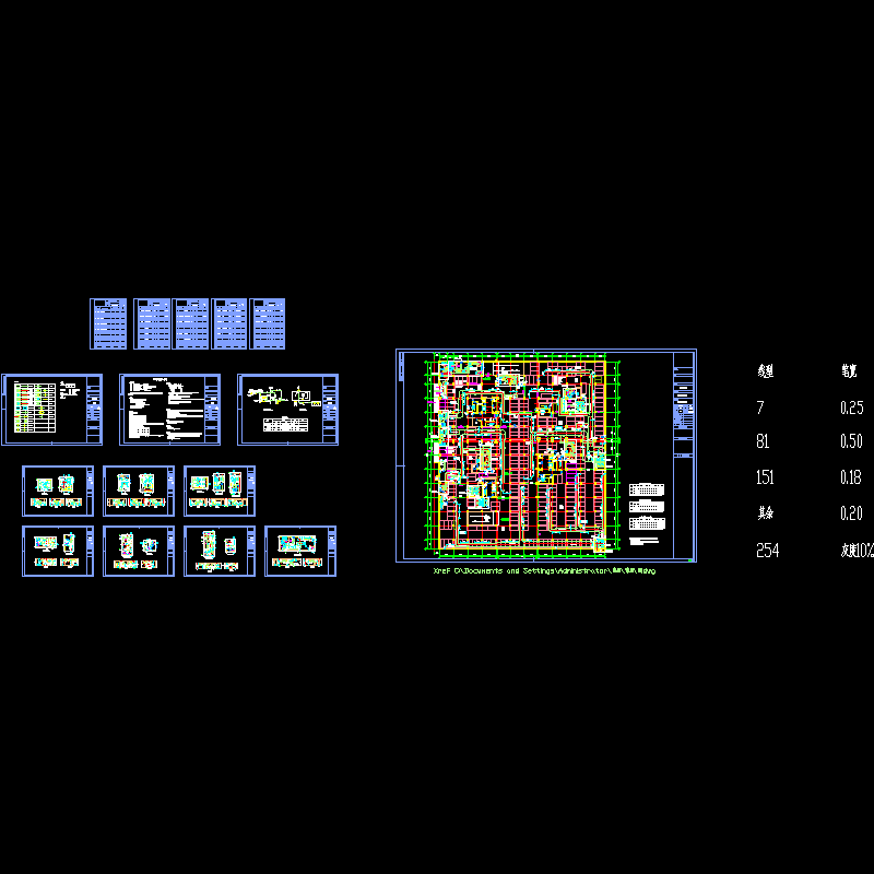 地下上车库通风CAD施工图纸.dwg - 1