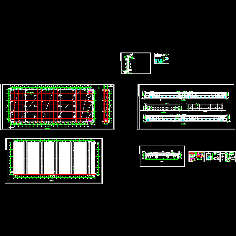 厂房办公区建筑施工CAD图纸.dwg - 1