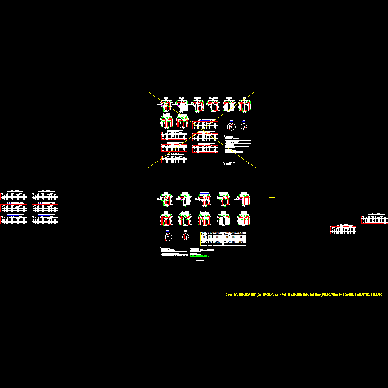 p010 l=30m b=19.75m 刚构t梁一般构造图（三）.dwg